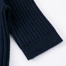 Load image into Gallery viewer, ALEGER Cashmere Rib Tee - Midnight