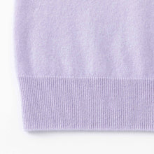 Load image into Gallery viewer, ALEGER 100% Cashmere Slim Fit Knit - Light Iris