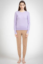 Load image into Gallery viewer, ALEGER 100% Cashmere Slim Fit Knit - Light Iris