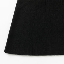 Load image into Gallery viewer, Aleger Cashmere Blend Ribbed Skirt - Black