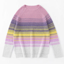 Load image into Gallery viewer, ALEGER Cashmere Blend Ombre Sweater - Lilac Haze