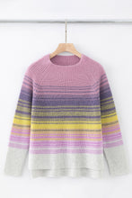 Load image into Gallery viewer, ALEGER Cashmere Blend Ombre Sweater - Lilac Haze