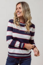 Load image into Gallery viewer, SEE SAW MERINO WIDE STRIPE SWEATER