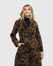 Load image into Gallery viewer, ALEMBIKA COCOON COAT, LEOPARD