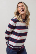 Load image into Gallery viewer, SEE SAW MERINO WIDE STRIPE SWEATER