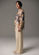 Load image into Gallery viewer, POL COLLAGE SILK TOP