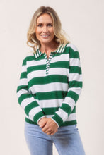 Load image into Gallery viewer, SEE SAW MERINO WOOL POLO STRIPED