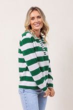 Load image into Gallery viewer, SEE SAW MERINO WOOL POLO STRIPED