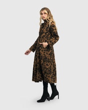 Load image into Gallery viewer, ALEMBIKA COCOON COAT, LEOPARD