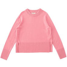 Load image into Gallery viewer, ALEGER Cashmere Hem Split Crew - Candy - 30% OFF