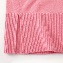 Load image into Gallery viewer, ALEGER Cashmere Hem Split Crew - Candy - 30% OFF