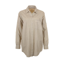 Load image into Gallery viewer, Funky Staff Donna Stripes Blouse - Macadamia - 50% OFF