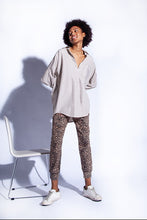 Load image into Gallery viewer, Funky Staff Donna Stripes Blouse - Macadamia - 50% OFF