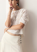 Load image into Gallery viewer, POL ROSIN POINTELLE TEE - WHITE
