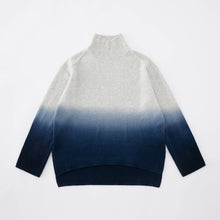 Load image into Gallery viewer, ALEGER Cashmere Blend Dip Dyed Chunky Polo - 20% OFF
