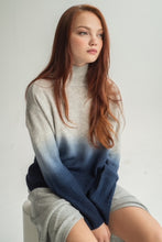 Load image into Gallery viewer, ALEGER Cashmere Blend Dip Dyed Chunky Polo - 20% OFF
