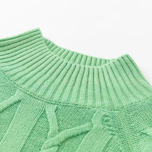 ALEGER Cashmere Blend Cable Dip-Dye Sweater - 20% OFF