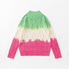 Load image into Gallery viewer, ALEGER Cashmere Blend Cable Dip-Dye Sweater - 20% OFF
