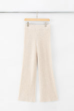 Load image into Gallery viewer, ALEGER Cashmere Blend Rib Pant - Shell
