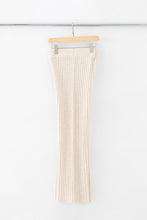 Load image into Gallery viewer, ALEGER Cashmere Blend Rib Pant - Shell
