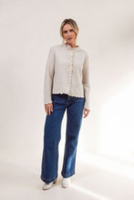 Load image into Gallery viewer, SEE SAW WOOL RUFFLE TRIM JACKET
