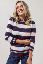 Load image into Gallery viewer, SEE SAW MERINO WIDE STRIPE SWEATER
