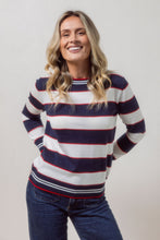 Load image into Gallery viewer, SEE SAW MERINO WIDE STRIPE SWEATER
