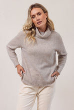 Load image into Gallery viewer, SEE SAW MERINO ROLL NECK SWEATER
