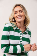 Load image into Gallery viewer, SEE SAW MERINO WOOL POLO STRIPED

