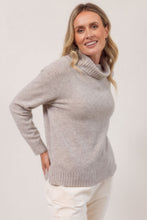 Load image into Gallery viewer, SEE SAW MERINO ROLL NECK SWEATER
