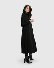 Load image into Gallery viewer, ALEMBIKA Midi Ponte Dress - Black
