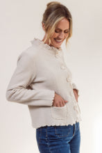 Load image into Gallery viewer, SEE SAW WOOL RUFFLE TRIM JACKET
