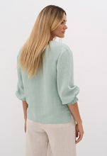 Load image into Gallery viewer, Humidity Lifestyle Talum Blouse - Honeydew
