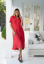 Load image into Gallery viewer, Humidity Lifestyle Lucia Dress - Pomegranate

