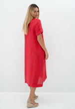 Load image into Gallery viewer, Humidity Lifestyle Lucia Dress - Pomegranate
