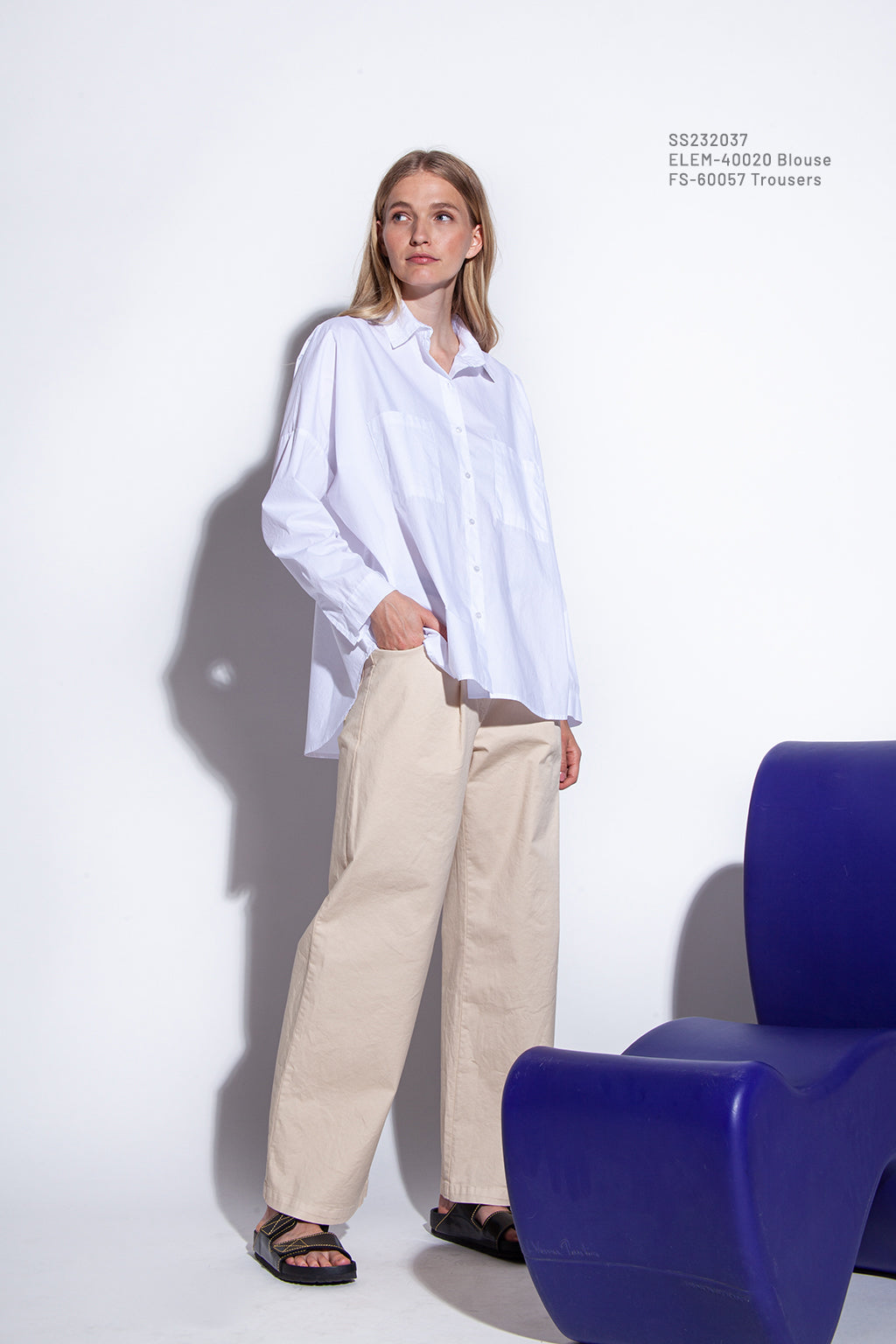 Funky Staff Fibi Trousers - Cream