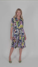 Load and play video in Gallery viewer, ALEMBIKA Abstract Crush Dress
