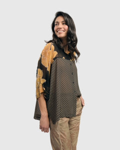 ALEMBIKA Chiffon Shirt Top - 30% OFF