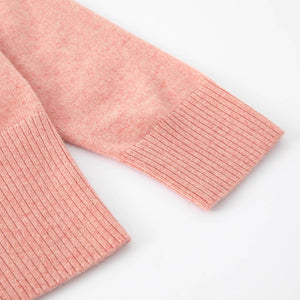 ALEGER Cashmere Blend Oversized Crew - Coral - 30% OFF