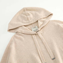 Load image into Gallery viewer, ALEGER Cashmere Oversized Hoody - Latte - 30% OFF
