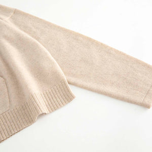 ALEGER Cashmere Oversized Hoody - Latte - 30% OFF