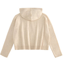 Load image into Gallery viewer, ALEGER Cashmere Oversized Hoody - Latte - 30% OFF
