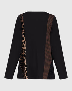 ALEMBIKA Leopard Jersey Top - 50% OFF