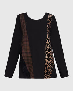 ALEMBIKA Leopard Jersey Top - 50% OFF