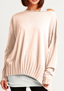 PLANET Boatneck Rib Sweater - 50% OFF
