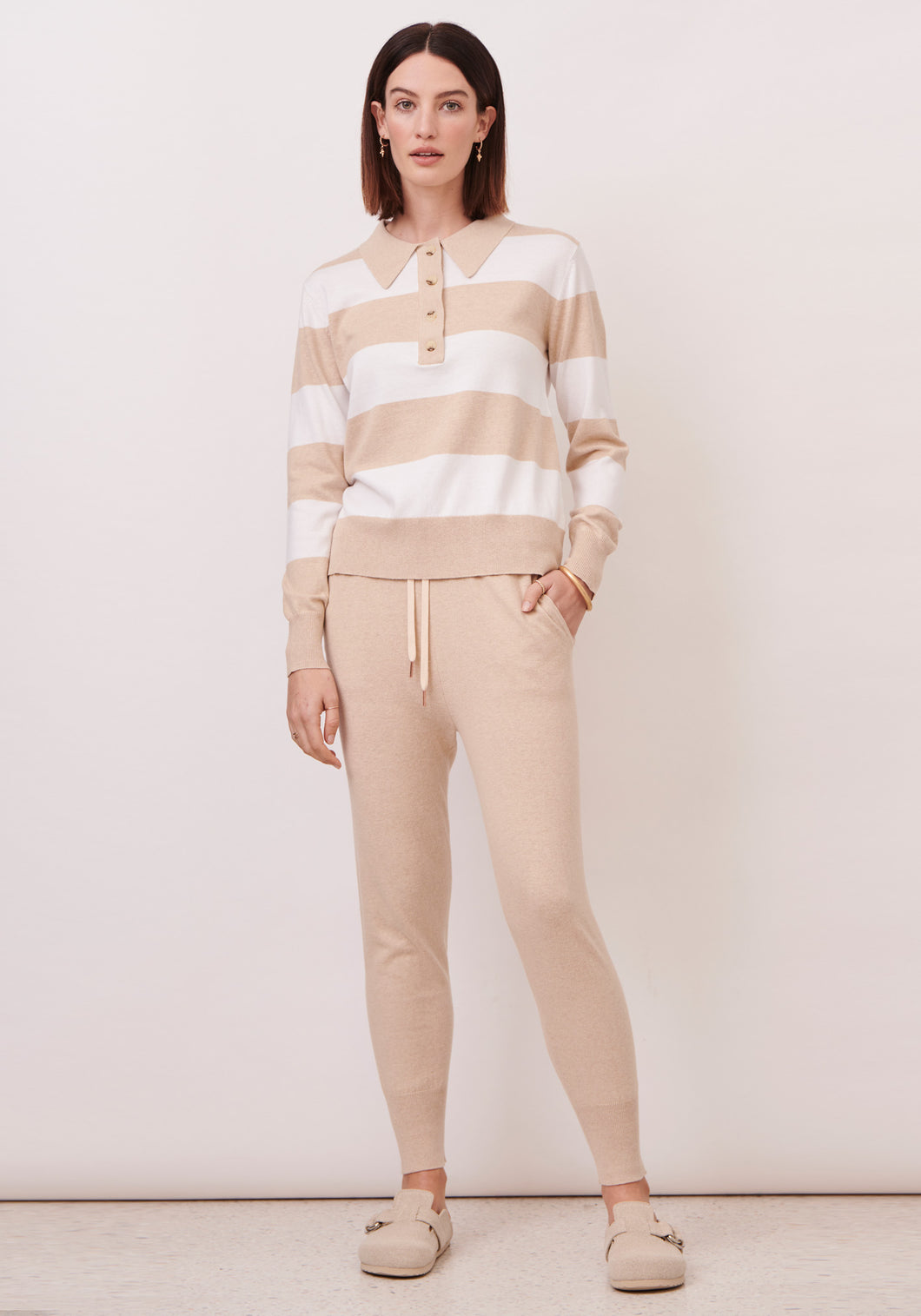 POL Beech Polo Knit - 30% OFF